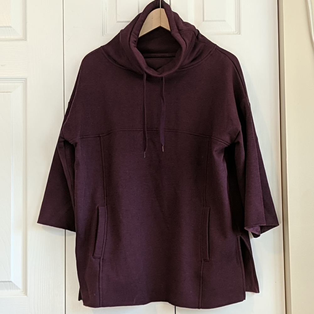 UGG Asterid Poncho Fleece Slouch Sweatshirt XS/S